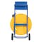 Vestil Steel Heavy Duty Strapping Cart, 22-5/16" x 25" x 41-5/16", Blue/Yellow STRAP-PS-HD - alternate 4